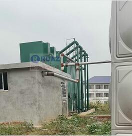 另一套100噸/時(shí)一體化凈水設(shè)備在某企業(yè)的生產(chǎn)生活用水中投入使用！